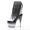 Pleaser - ADORE1017RSFT Bottes de plateforme, Pole dance chaussures - Chaussures de pole dance - Noir/Couleur chrome Product image